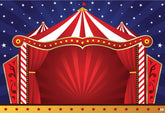 Circus Tent 279 Backdrop Banner - 2m H x 2.6m W approx